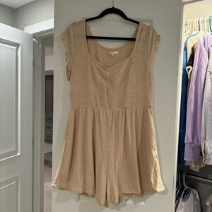 Baevely Tan Romper